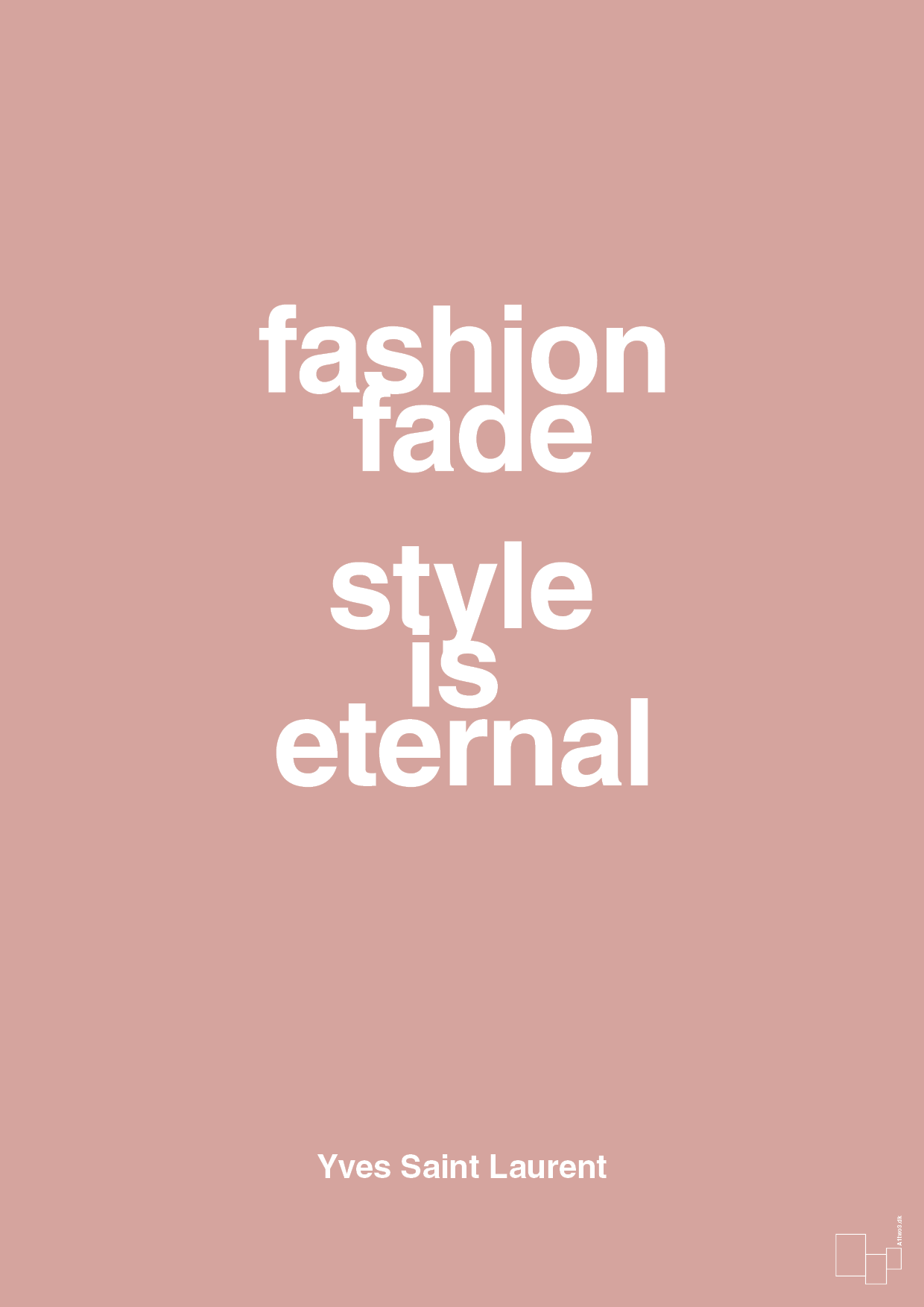 plakat: fashion fade style is eternal - bubble shell-Mode-A1two3