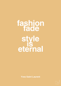 plakat: fashion fade style is eternal - charismatic-Mode-A1two3