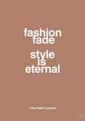 plakat: fashion fade style is eternal - cider spice-Mode-A1two3