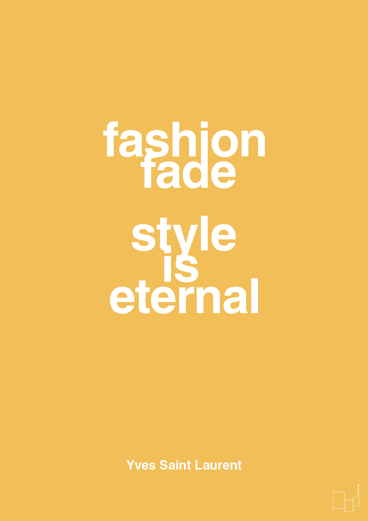 plakat: fashion fade style is eternal - honeycomb-Mode-A1two3