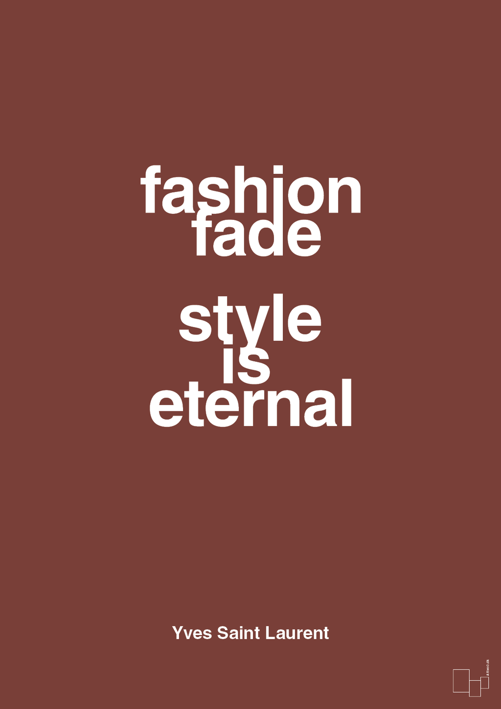 plakat: fashion fade style is eternal - red pepper-Mode-A1two3