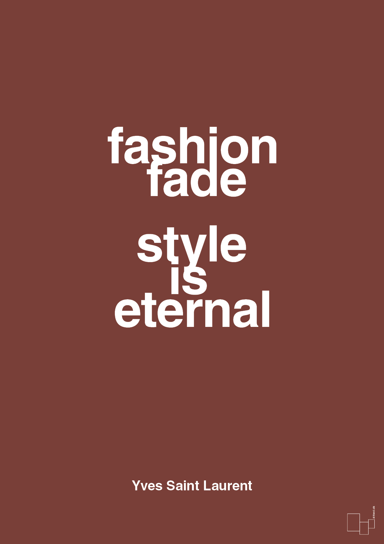 plakat: fashion fade style is eternal - red pepper-Mode-A1two3
