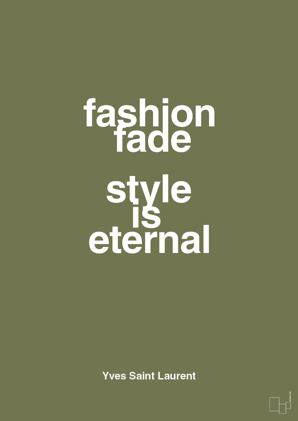 plakat: fashion fade style is eternal - secret meadow-Mode-A1two3