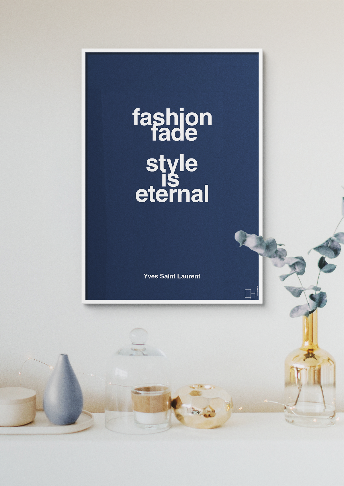plakat: fashion fade style is eternal - broken beige-Mode-A1two3
