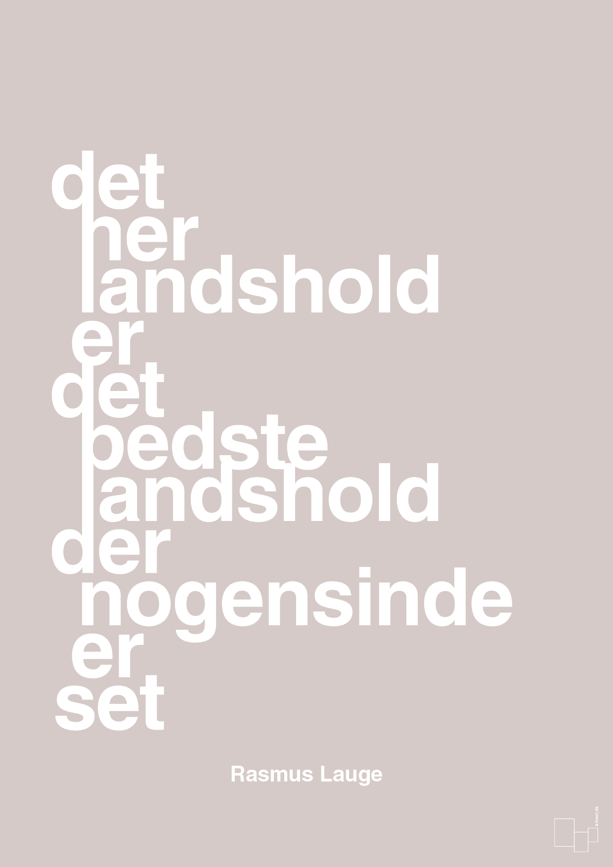 plakat: det her landshold er det bedste landshold der nogensinde er set - broken beige-Håndbold-A1two3