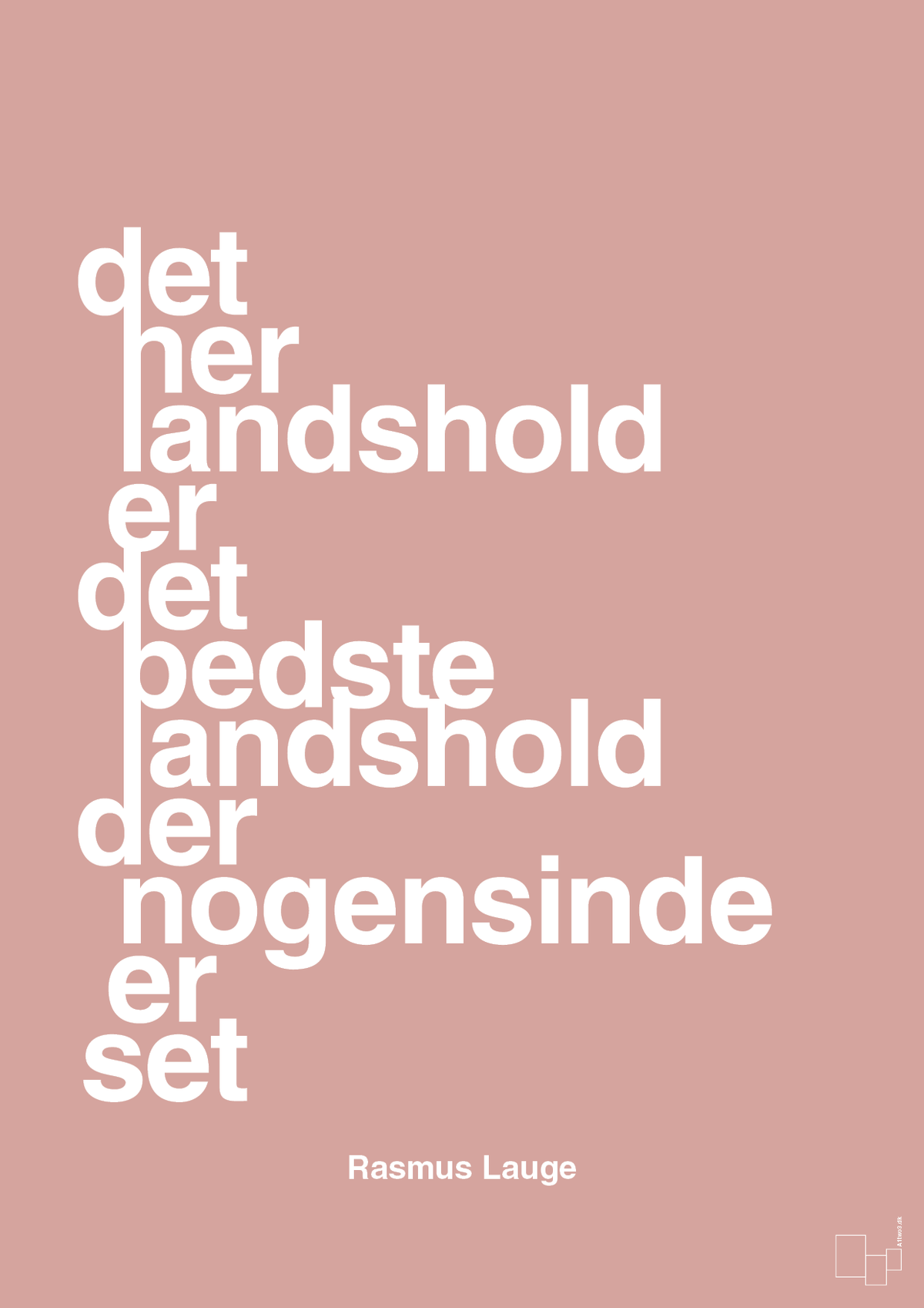 plakat: det her landshold er det bedste landshold der nogensinde er set - bubble shell-Håndbold-A1two3