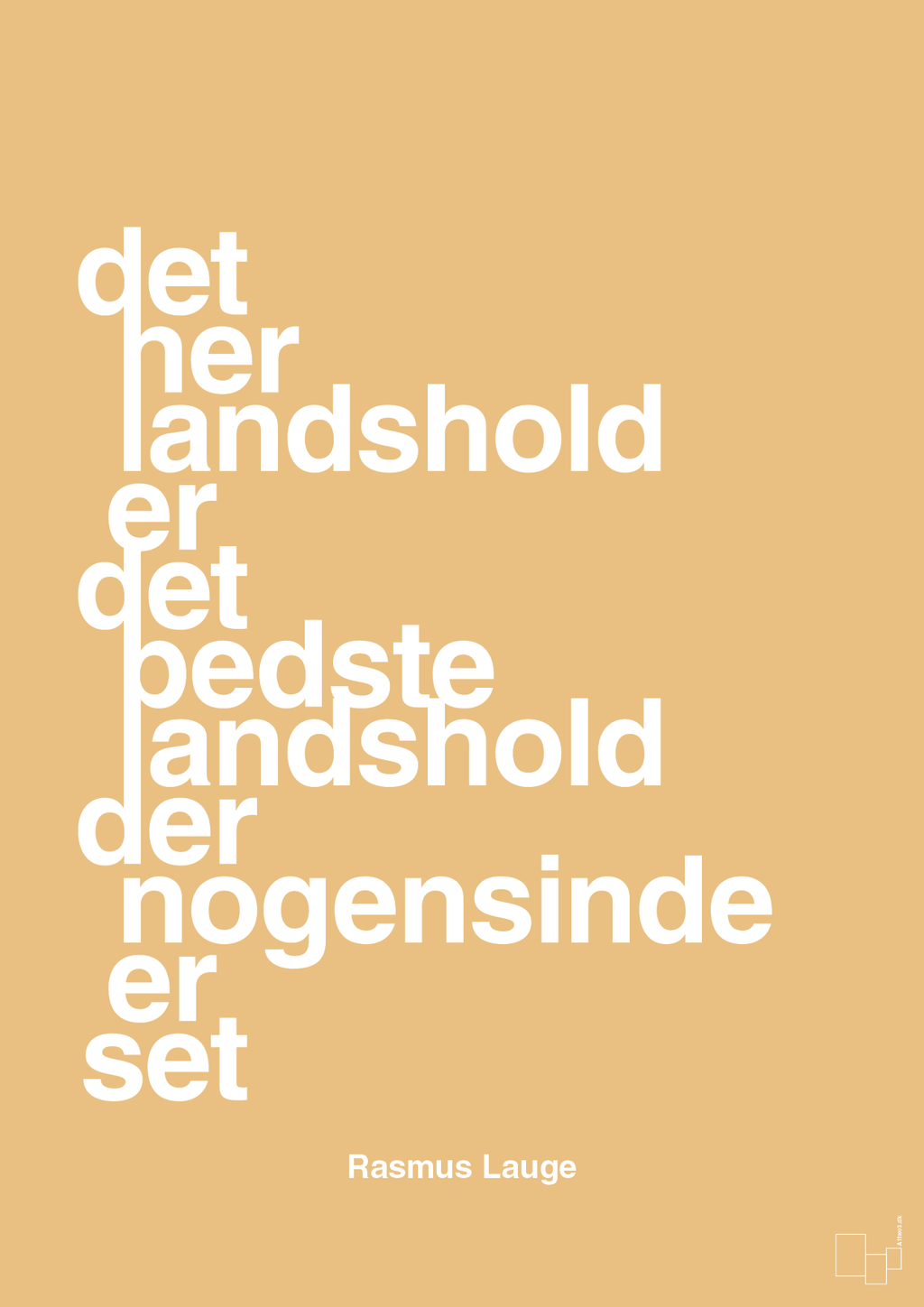 plakat: det her landshold er det bedste landshold der nogensinde er set - charismatic-Håndbold-A1two3