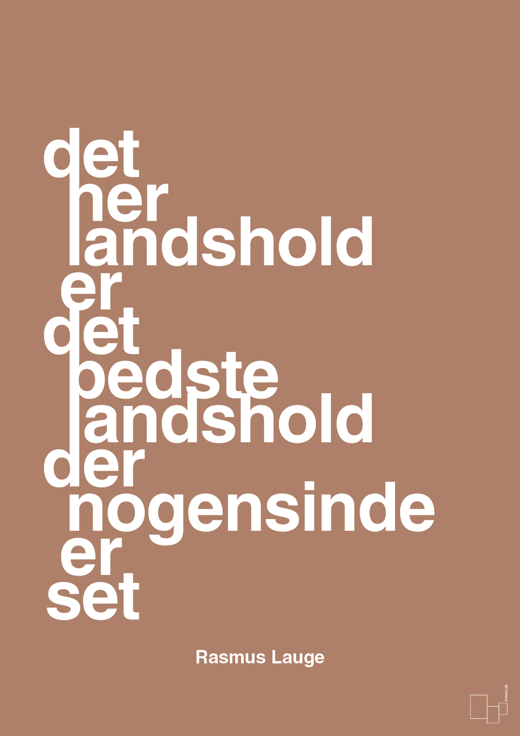 plakat: det her landshold er det bedste landshold der nogensinde er set - cider spice-Håndbold-A1two3