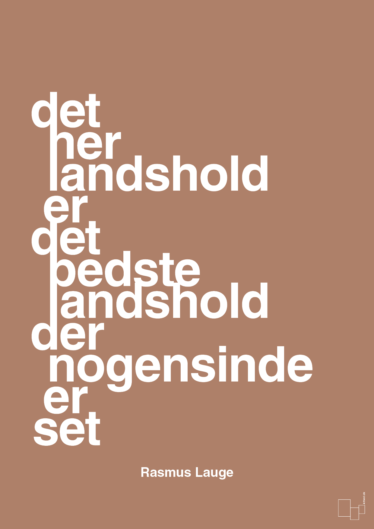 plakat: det her landshold er det bedste landshold der nogensinde er set - cider spice-Håndbold-A1two3