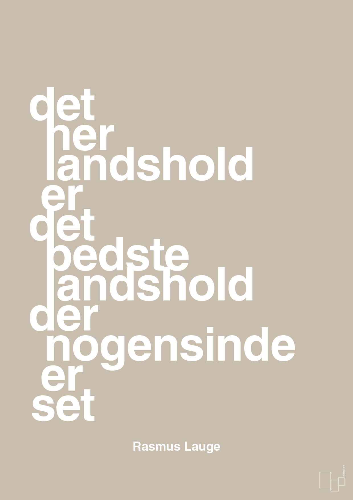plakat: det her landshold er det bedste landshold der nogensinde er set - creamy mushroom-Håndbold-A1two3