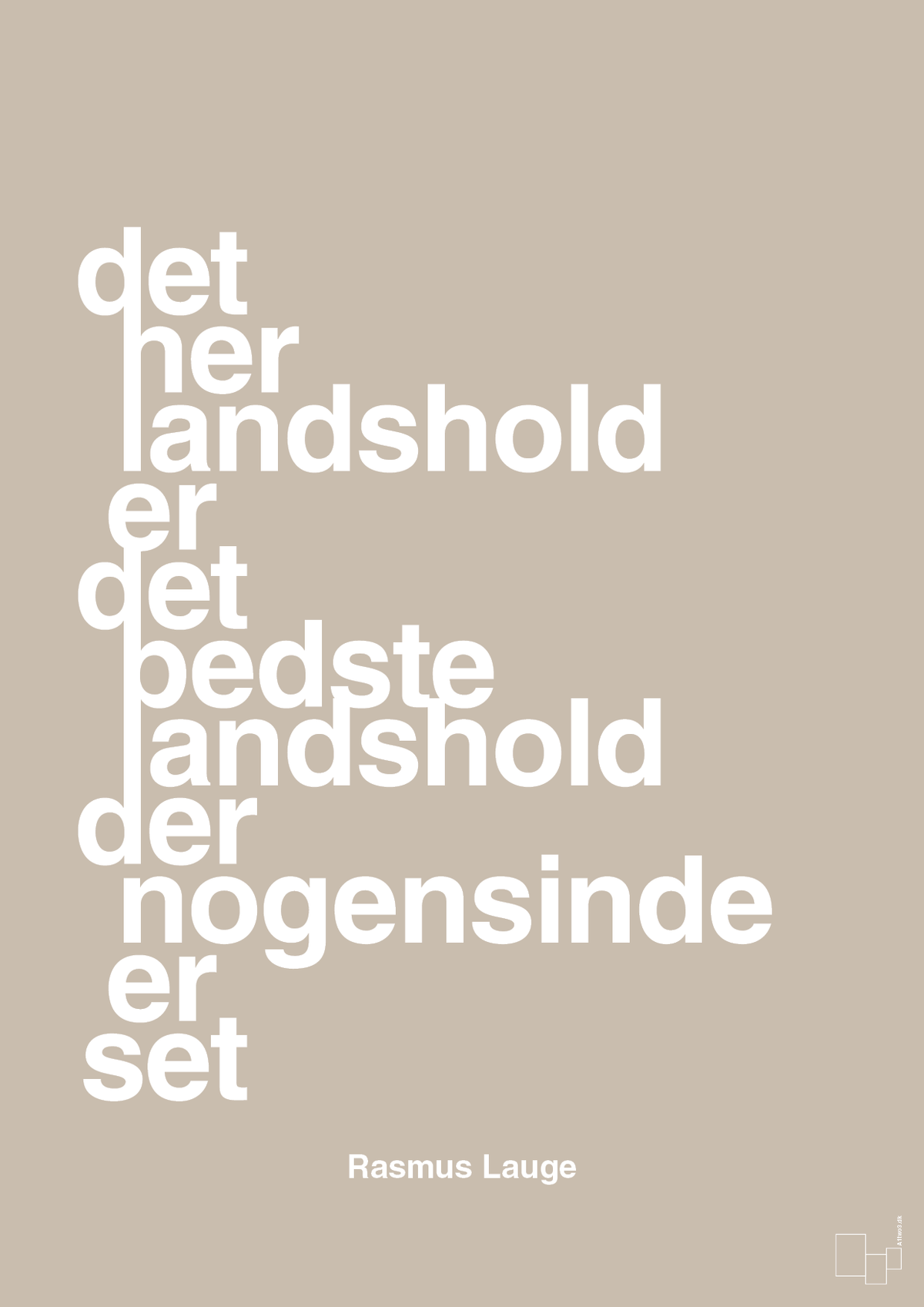 plakat: det her landshold er det bedste landshold der nogensinde er set - creamy mushroom-Håndbold-A1two3