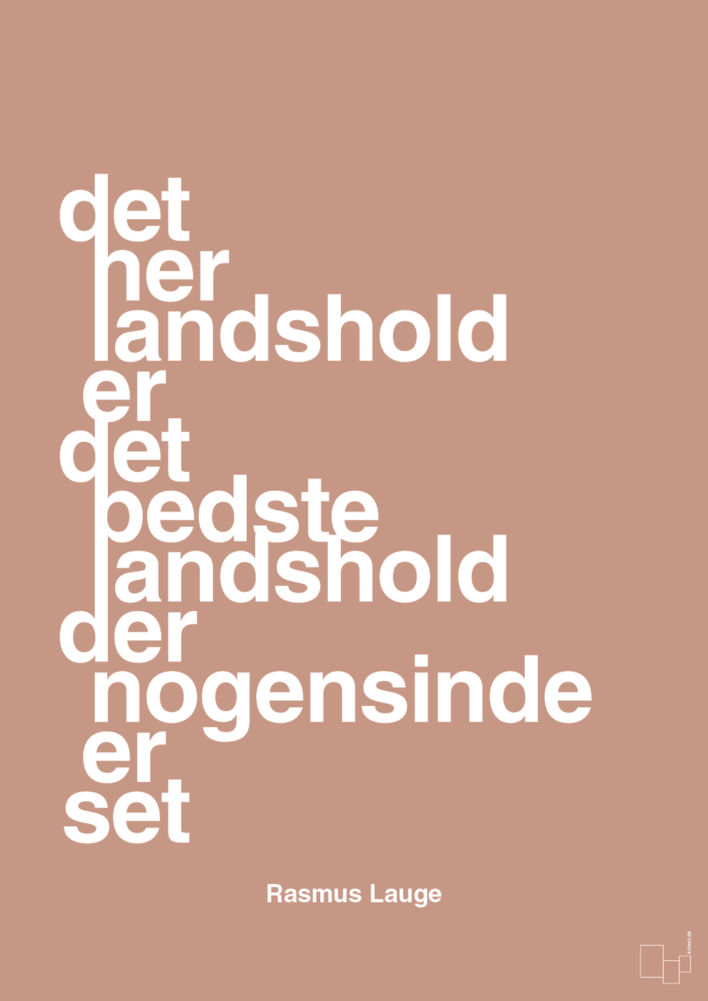 plakat: det her landshold er det bedste landshold der nogensinde er set - powder-Håndbold-A1two3