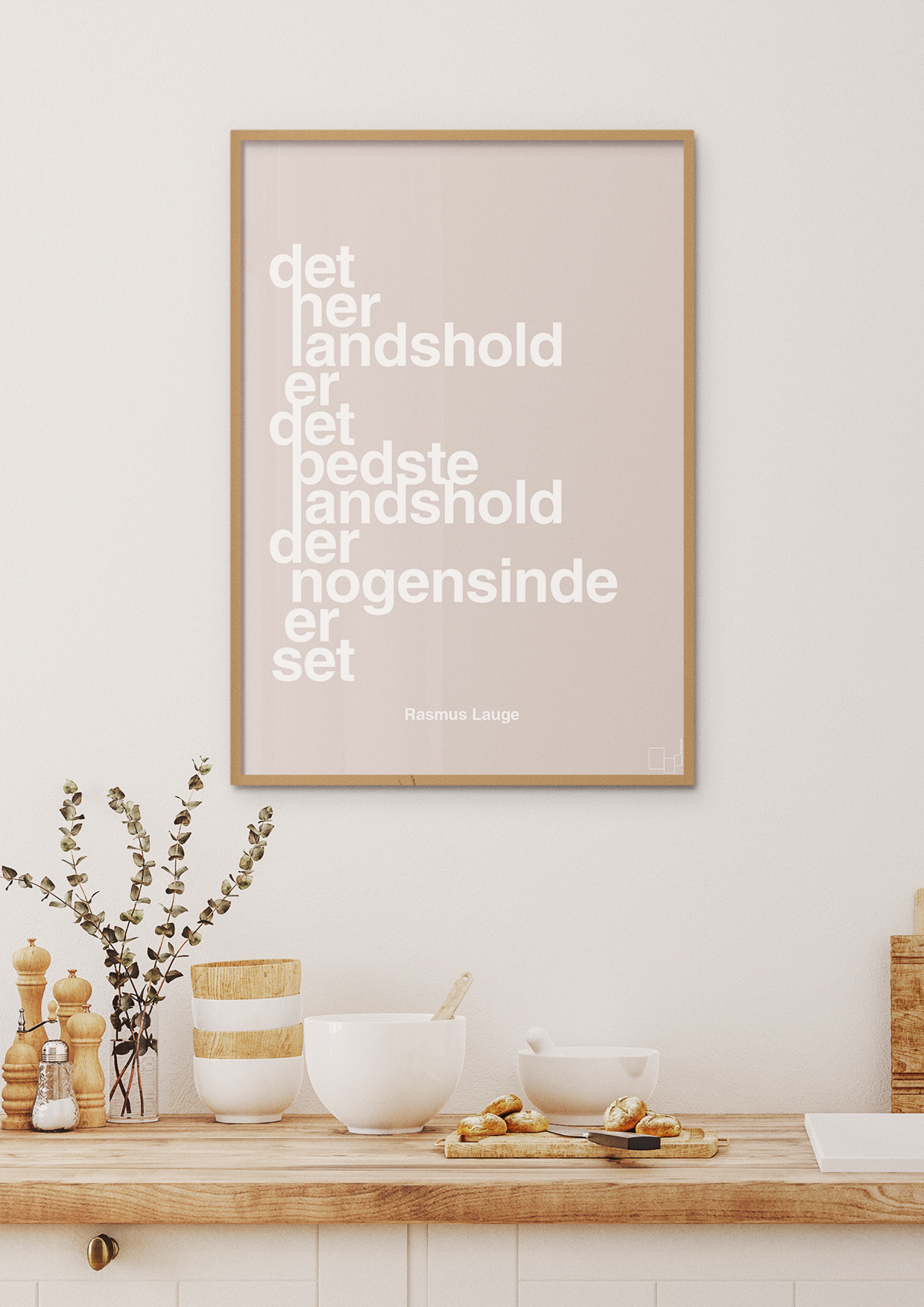 plakat: det her landshold er det bedste landshold der nogensinde er set - back to nature-Håndbold-A1two3