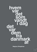 plakat: hvem var det som vandt i dag det var dem fra danmark af - graphic charcoal-Håndbold-A1two3