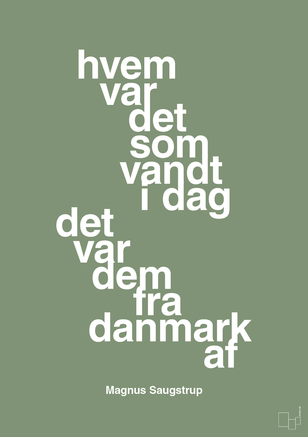 plakat: hvem var det som vandt i dag det var dem fra danmark af - jade-Håndbold-A1two3