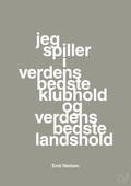 plakat: jeg spiller i verdens bedste klubhold og verdens bedste landshold - battleship gray-Håndbold-A1two3