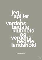plakat: jeg spiller i verdens bedste klubhold og verdens bedste landshold - battleship gray-Håndbold-A1two3