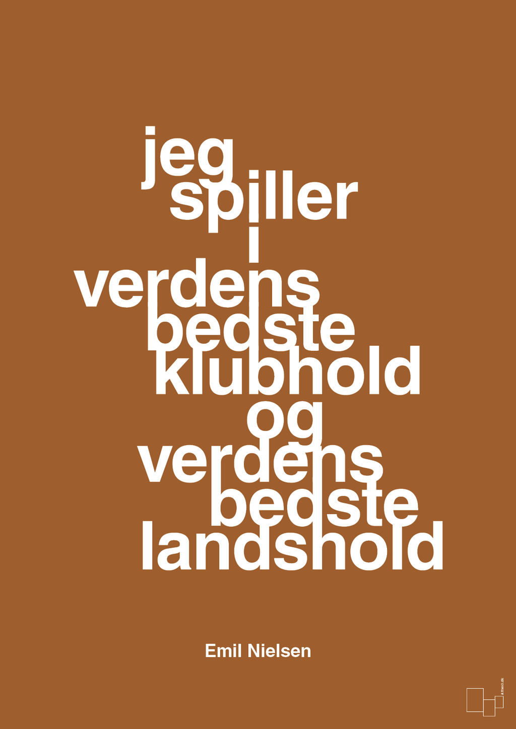 plakat: jeg spiller i verdens bedste klubhold og verdens bedste landshold - cognac-Håndbold-A1two3