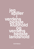 plakat: jeg spiller i verdens bedste klubhold og verdens bedste landshold - light rose-Håndbold-A1two3