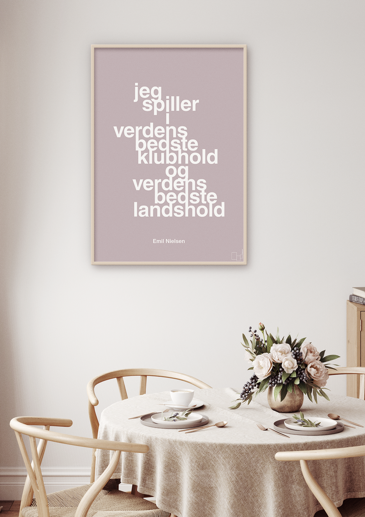 plakat: jeg spiller i verdens bedste klubhold og verdens bedste landshold - jade-Håndbold-A1two3