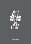 plakat: det bli'r dansk sådan er det bare - graphic charcoal-Musiker-A1two3