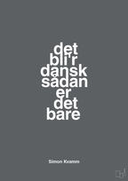 plakat: det bli'r dansk sådan er det bare - graphic charcoal-Musiker-A1two3