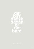 plakat: det bli'r dansk sådan er det bare - painters white-Musiker-A1two3