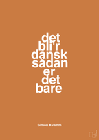 plakat: det bli'r dansk sådan er det bare - rumba orange-Musiker-A1two3
