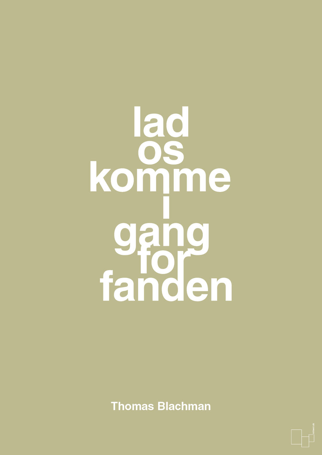 plakat: lad os komme i gang for fanden - back to nature-Musiker-A1two3