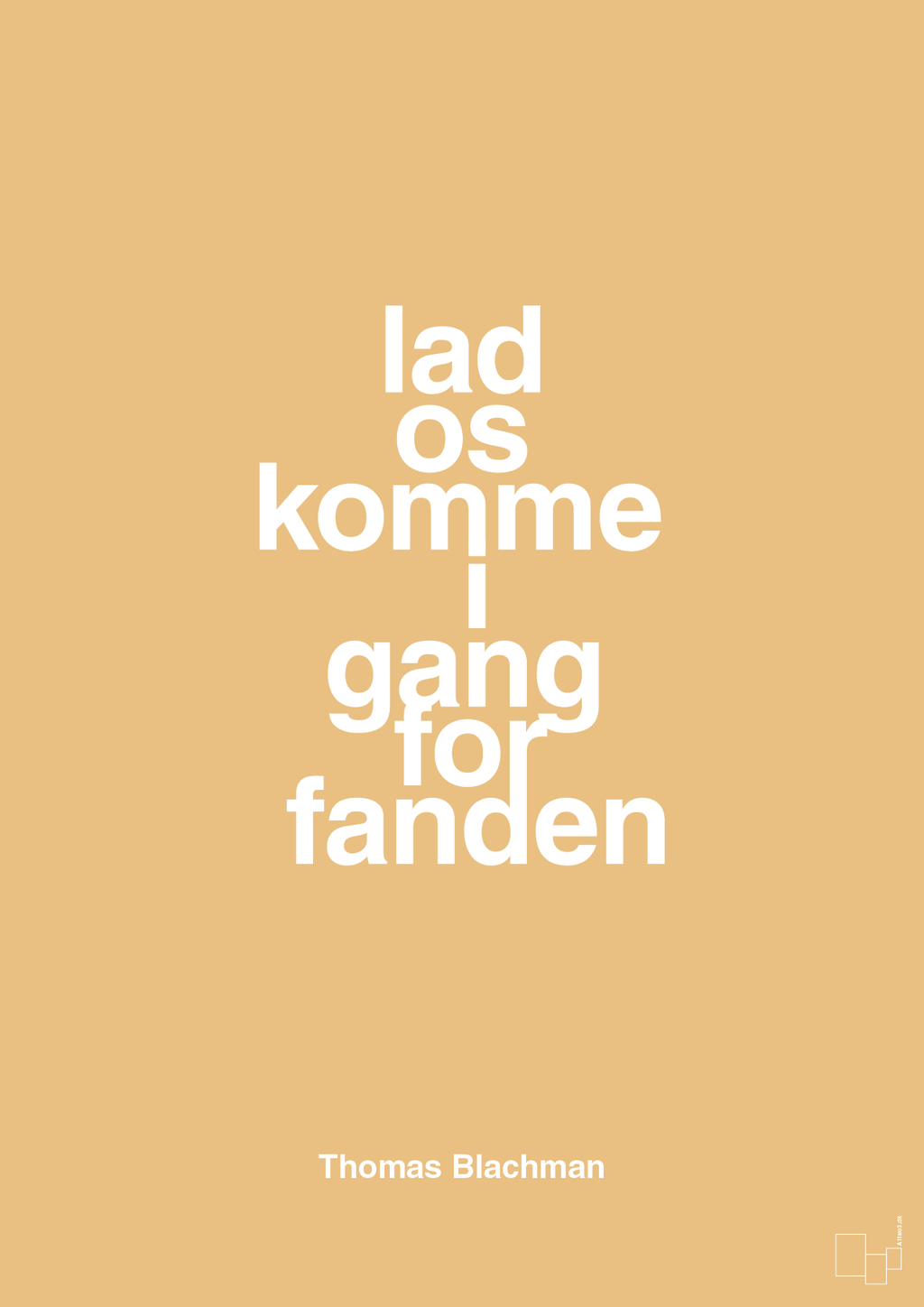 plakat: lad os komme i gang for fanden - charismatic-Musiker-A1two3