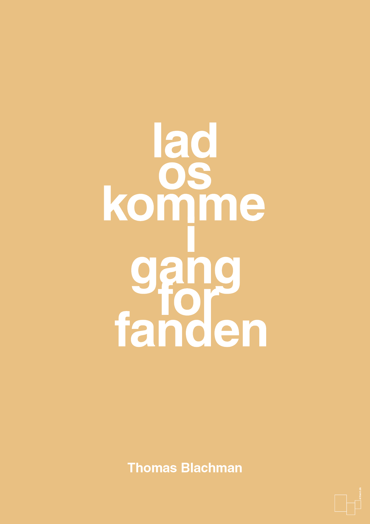 plakat: lad os komme i gang for fanden - charismatic-Musiker-A1two3