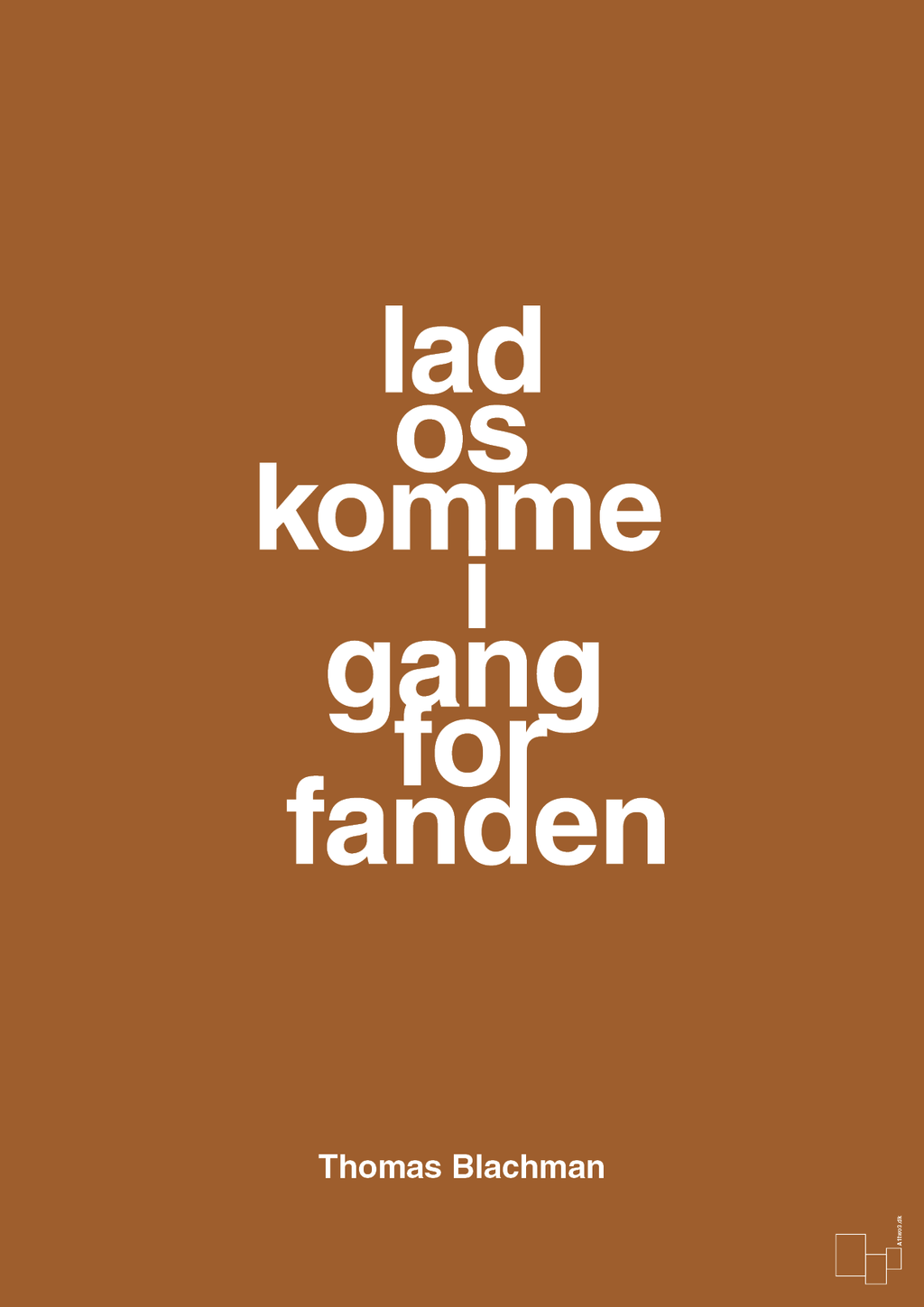 plakat: lad os komme i gang for fanden - cognac-Musiker-A1two3