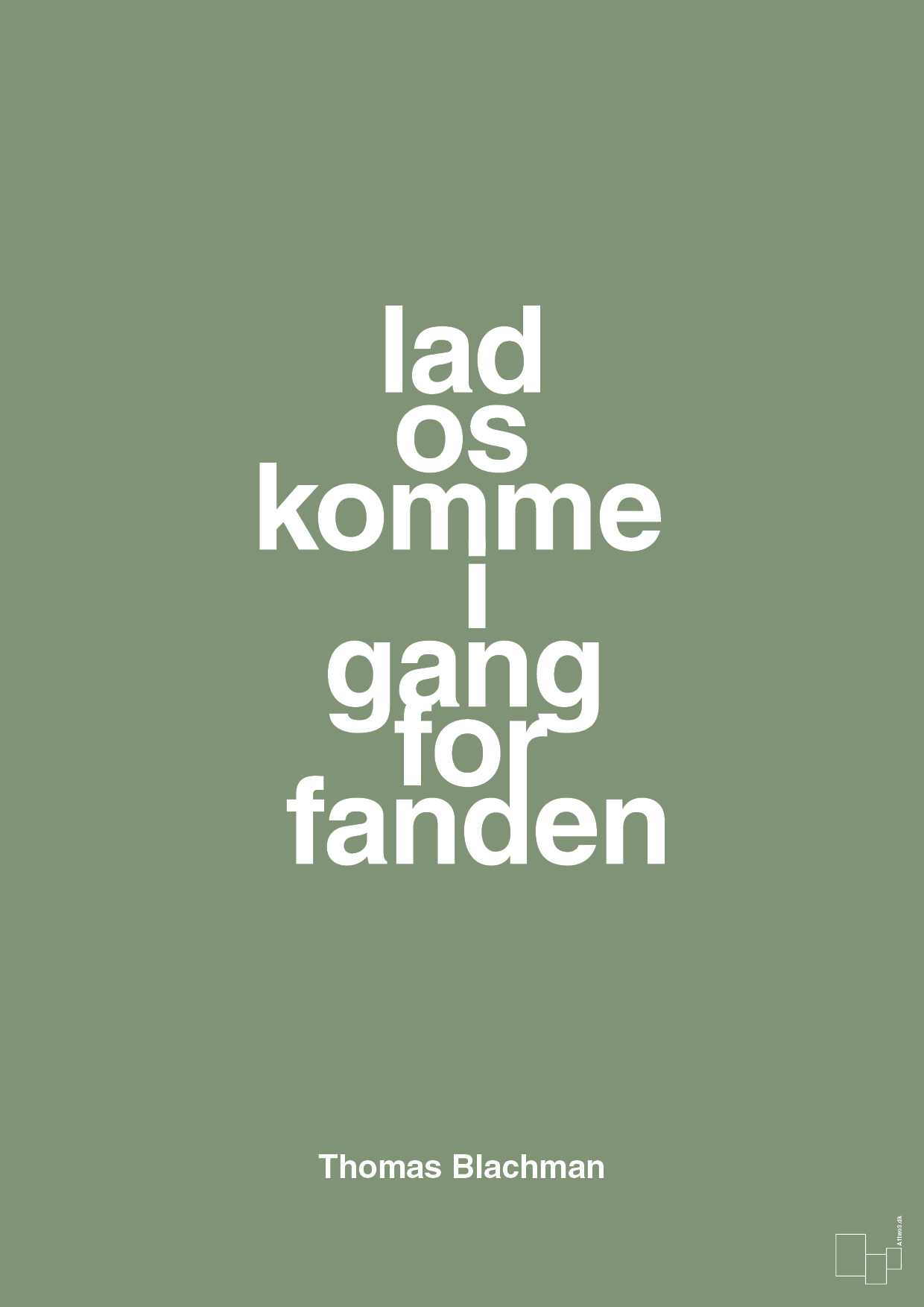 plakat: lad os komme i gang for fanden - jade-Musiker-A1two3