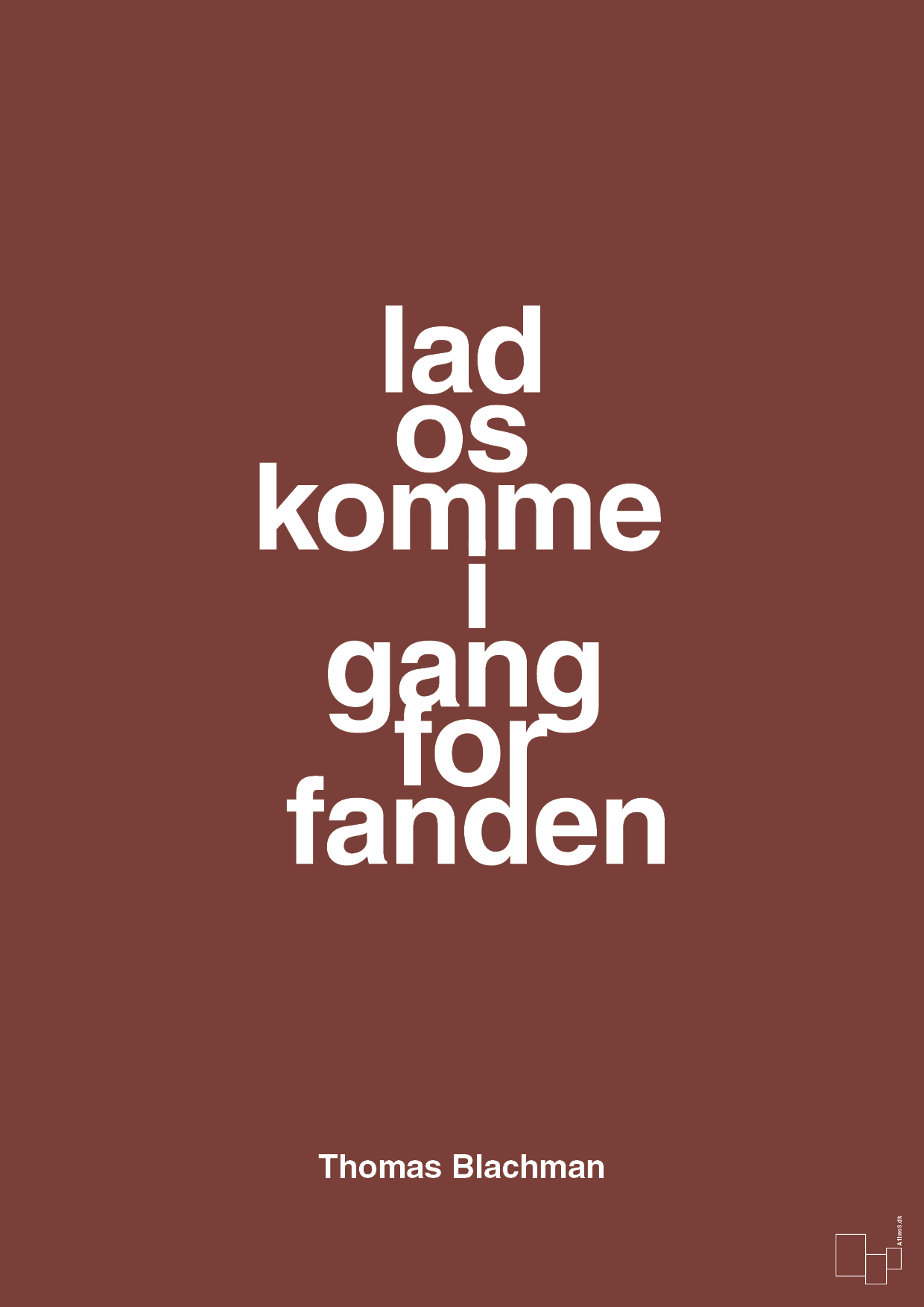plakat: lad os komme i gang for fanden - red pepper-Musiker-A1two3