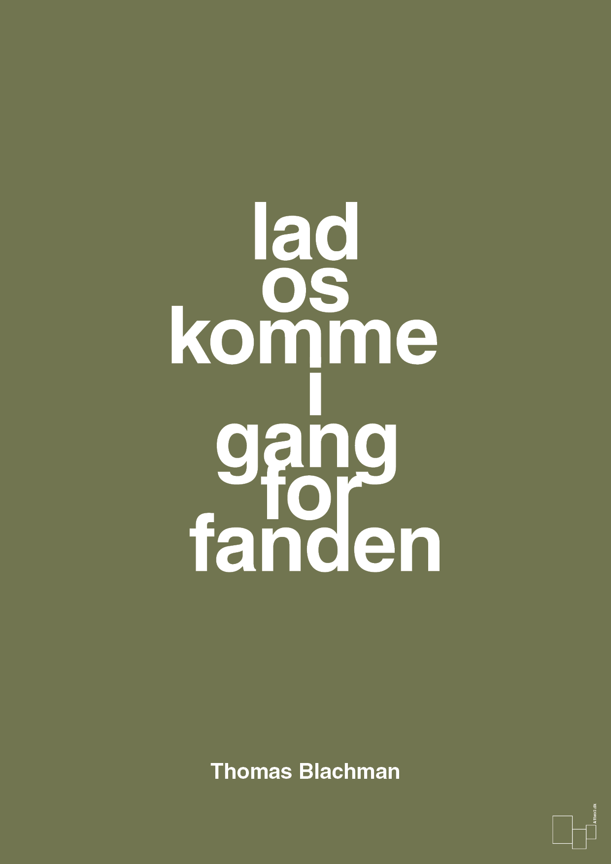 plakat: lad os komme i gang for fanden - secret meadow-Musiker-A1two3