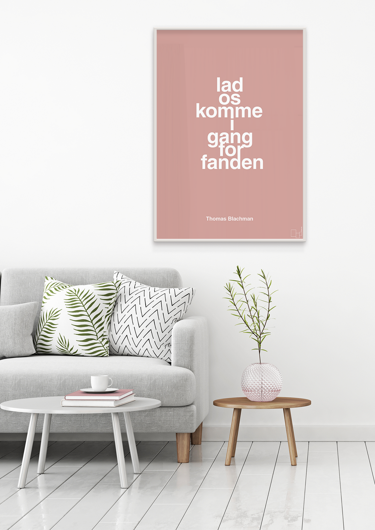 plakat: lad os komme i gang for fanden - painters white-Musiker-A1two3