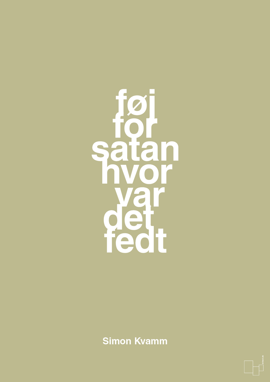 plakat: føj for satan hvor var det fedt - back to nature-Musiker-A1two3