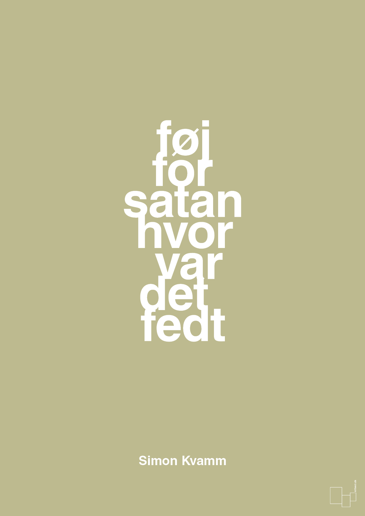 plakat: føj for satan hvor var det fedt - back to nature-Musiker-A1two3