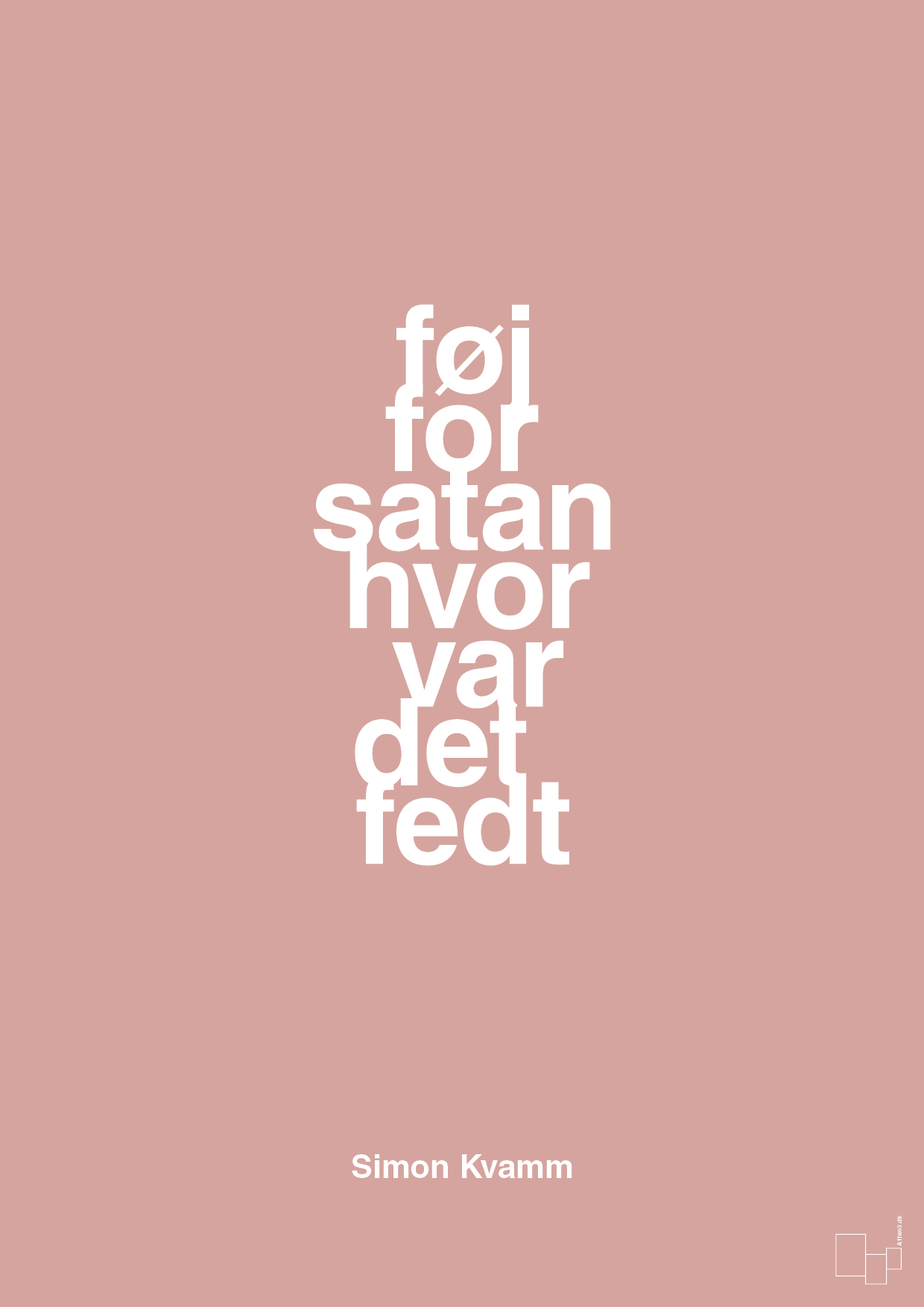 plakat: føj for satan hvor var det fedt - bubble shell-Musiker-A1two3