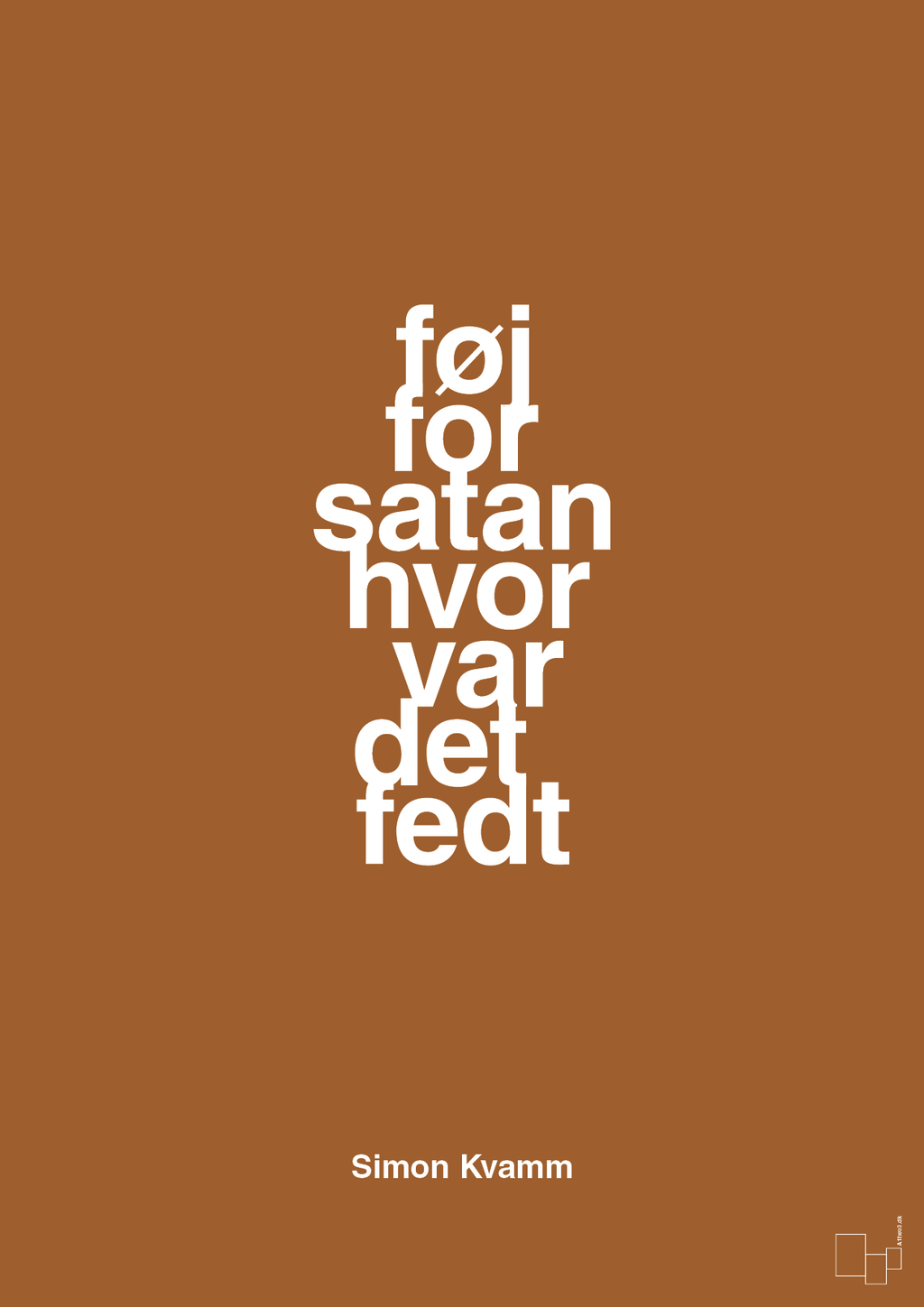 plakat: føj for satan hvor var det fedt - cognac-Musiker-A1two3