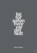 plakat: føj for satan hvor var det fedt - graphic charcoal-Musiker-A1two3