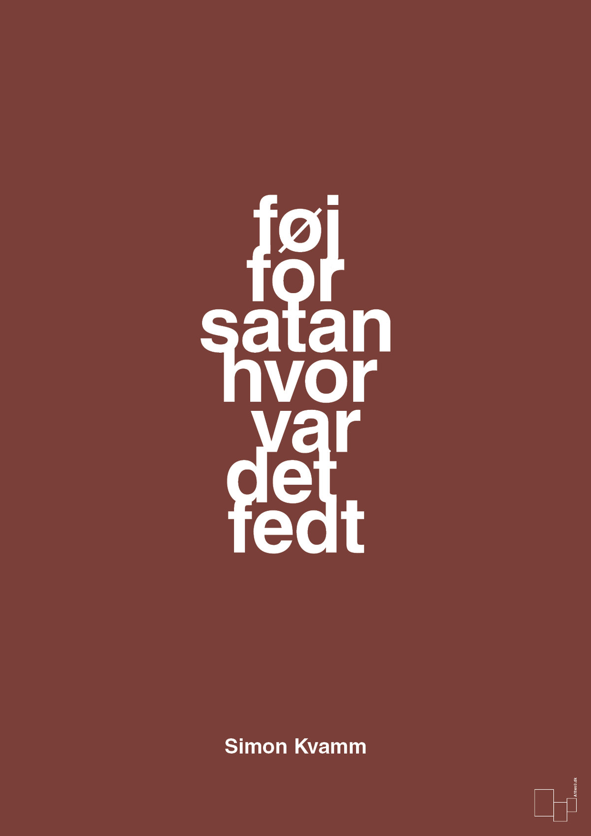 plakat: føj for satan hvor var det fedt - red pepper-Musiker-A1two3