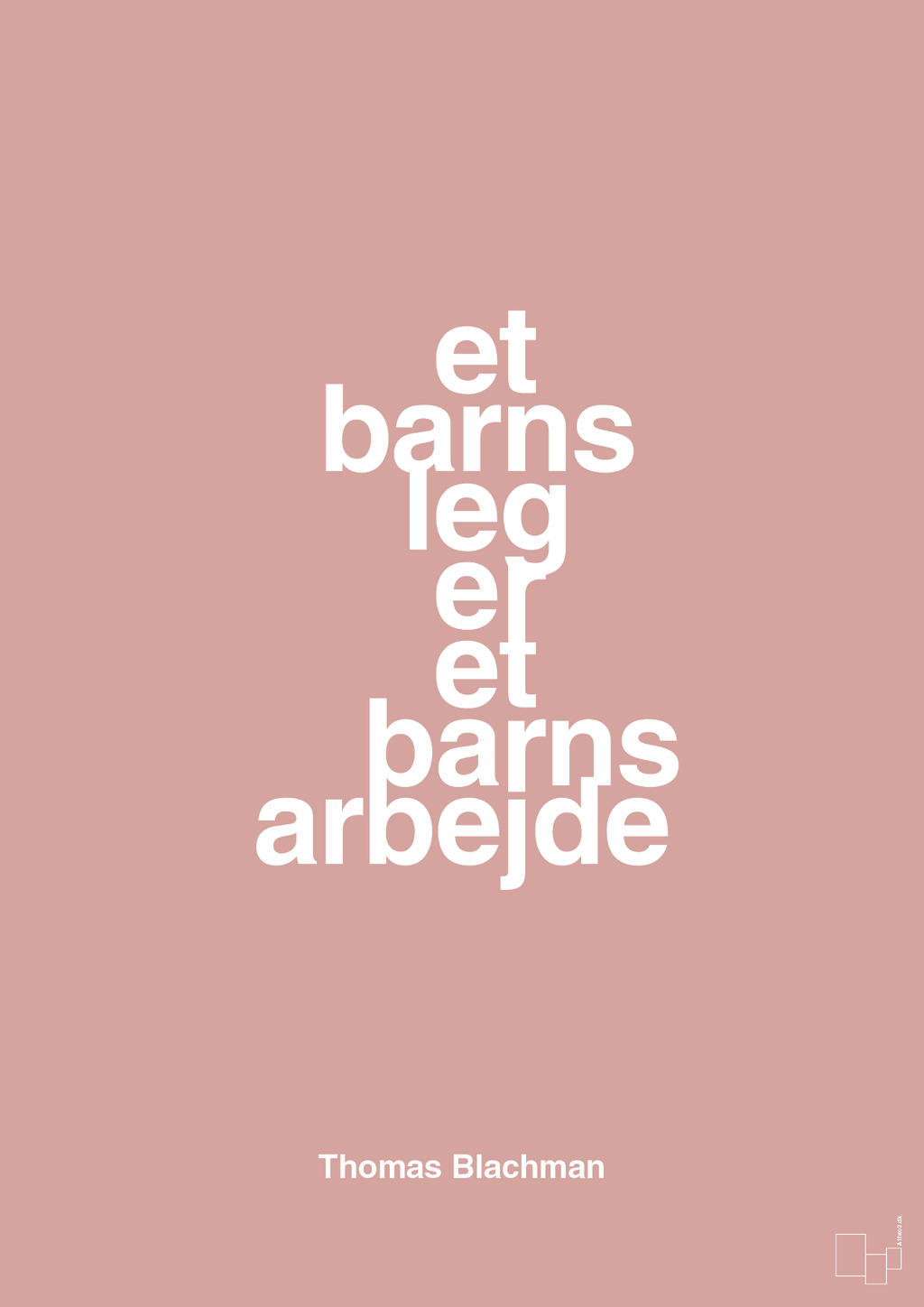 plakat: et barns leg er et barns arbejde - bubble shell-Musiker-A1two3
