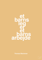 plakat: et barns leg er et barns arbejde - charismatic-Musiker-A1two3