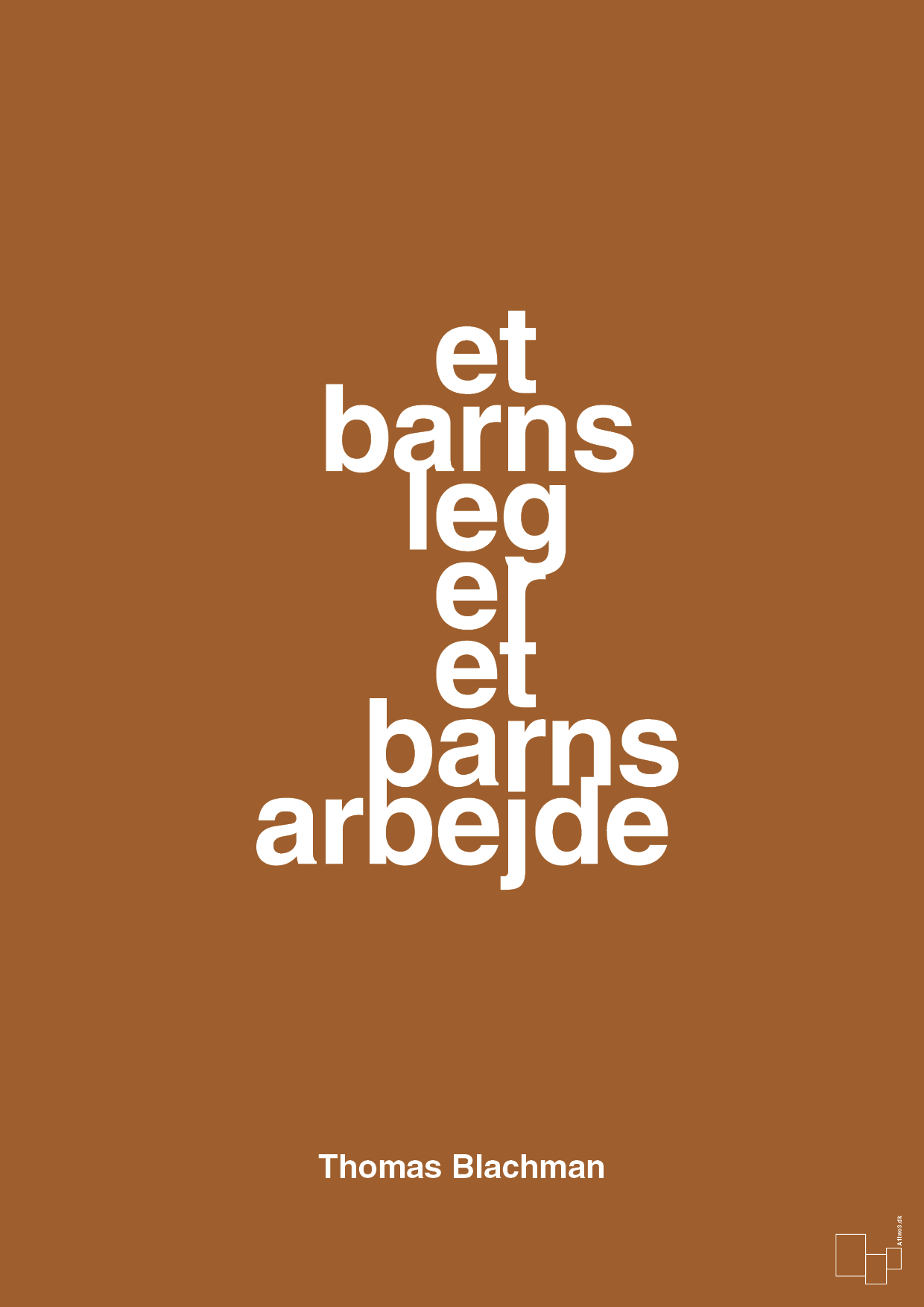 plakat: et barns leg er et barns arbejde - cognac-Musiker-A1two3