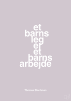 plakat: et barns leg er et barns arbejde - dusty lilac-Musiker-A1two3