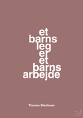 plakat: et barns leg er et barns arbejde - plum-Musiker-A1two3