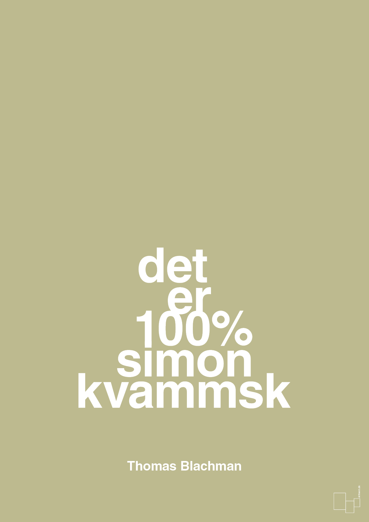 plakat: det er 100% simon kvammsk - back to nature-Musiker-A1two3