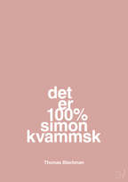 plakat: det er 100% simon kvammsk - bubble shell-Musiker-A1two3