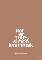 plakat: det er 100% simon kvammsk - cider spice-Musiker-A1two3